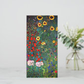 Gustav Klimt Bloementuin Kaart (Staand voorkant)