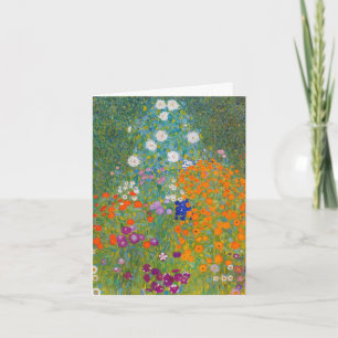 Gustav Klimt - Bloementuin Kaart