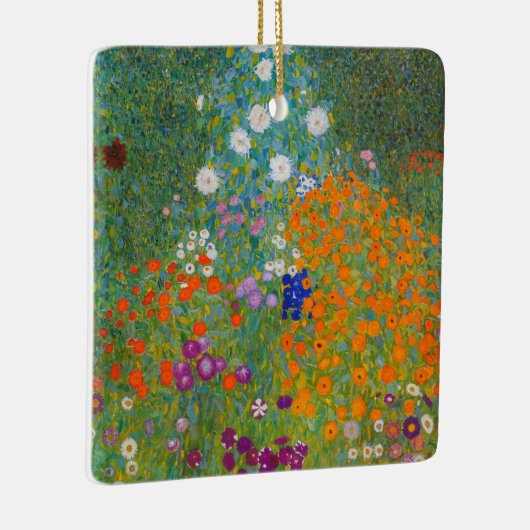Gustav Klimt - Bloementuin Keramisch Ornament (Rechts)