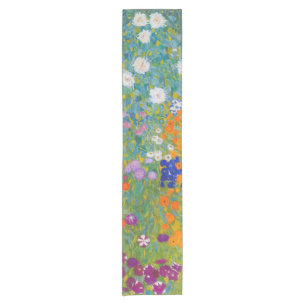 Gustav Klimt - Bloementuin Korte Tafelloper