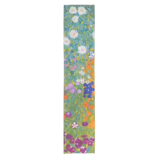 Gustav Klimt - Bloementuin Korte Tafelloper (Voorkant)