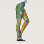 Gustav Klimt - Bloementuin Leggings (Rechts)