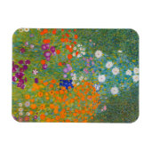 Gustav Klimt - Bloementuin Magneet (Horizontaal)