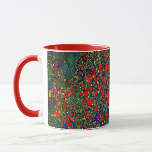 Gustav Klimt Bloementuin Mok (Links)