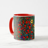 Gustav Klimt Bloementuin Mok (Voorkant links)