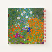Gustav Klimt - Bloementuin Notitieboek (Achterkant)