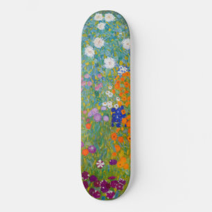 Gustav Klimt - Bloementuin Persoonlijk Skateboard