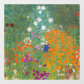 Gustav Klimt - Bloementuin Raamsticker (Vel)