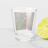 Gustav Klimt Bloementuin Shot Glas (Achterkant)