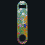 Gustav Klimt - Bloementuin Speed Flessenopener<br><div class="desc">Bloementuin - Gustav Klimt in 1905-1907</div>
