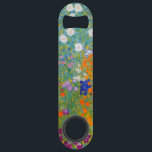 Gustav Klimt - Bloementuin Speed Flessenopener<br><div class="desc">Bloementuin - Gustav Klimt in 1905-1907</div>