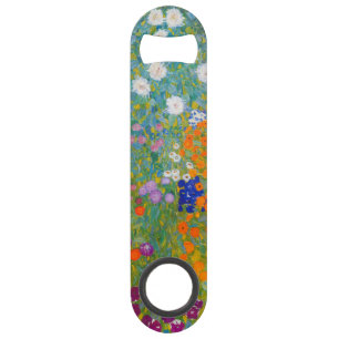 Gustav Klimt - Bloementuin Speed Flessenopener