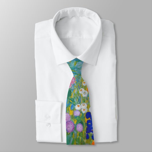 Gustav Klimt - Bloementuin Stropdas (Gebonden)