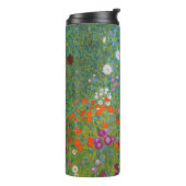 Gustav Klimt - Bloementuin Thermosbeker (Gedraaid links)