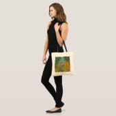 Gustav Klimt - Bloementuin Tote Bag (Voorkant (model))