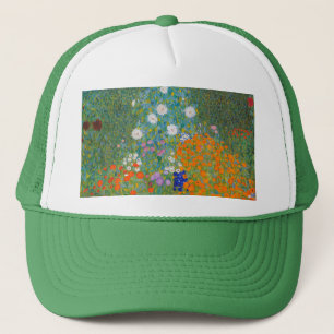 Gustav Klimt - Bloementuin Trucker Pet