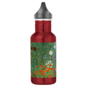 Gustav Klimt - Bloementuin Waterfles (Links)