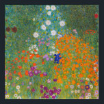 Gustav Klimt - Bloemtuin Acryl Muurkunst<br><div class="desc">Bloemtuin - Gustav Klimt in 1905-1907</div>