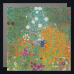 Gustav Klimt - Bloemtuin Automagneet<br><div class="desc">Bloemtuin - Gustav Klimt in 1905-1907</div>