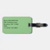 Gustav Klimt - Bloemtuin Bagagelabel (Achterkant horizontaal)