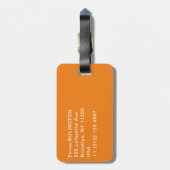 Gustav Klimt - Bloemtuin Bagagelabel (Achterkant verticaal)