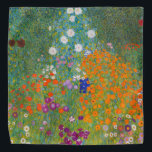Gustav Klimt - Bloemtuin Bandana<br><div class="desc">Bloemtuin - Gustav Klimt in 1905-1907</div>