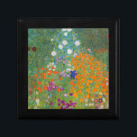 Gustav Klimt - Bloemtuin Cadeaudoosje<br><div class="desc">Bloemtuin - Gustav Klimt in 1905-1907</div>