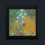 Gustav Klimt - Bloemtuin Cadeaudoosje<br><div class="desc">Bloemtuin - Gustav Klimt in 1905-1907</div>