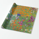 Gustav Klimt - Bloemtuin Cadeaupapier<br><div class="desc">Bloemtuin - Gustav Klimt in 1905-1907</div>