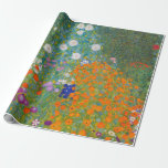 Gustav Klimt - Bloemtuin Cadeaupapier<br><div class="desc">Bloemtuin - Gustav Klimt in 1905-1907</div>