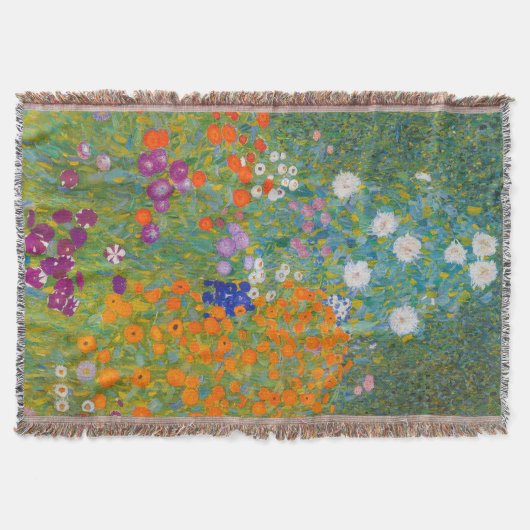 Gustav Klimt - Bloemtuin Deken (Voorkant)