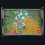 Gustav Klimt - Bloemtuin Dienblad<br><div class="desc">Bloemtuin - Gustav Klimt in 1905-1907</div>