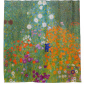 Gustav Klimt - Bloemtuin Douchegordijn (Voorkant)