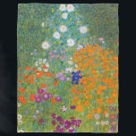 Gustav Klimt - Bloemtuin Fleece Deken<br><div class="desc">Bloemtuin - Gustav Klimt in 1905-1907</div>