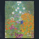 Gustav Klimt - Bloemtuin Fleece Deken<br><div class="desc">Bloemtuin - Gustav Klimt in 1905-1907</div>