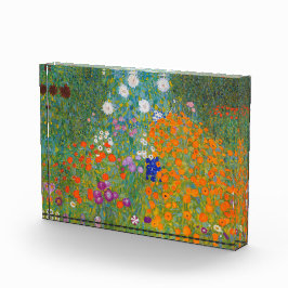 Gustav Klimt - Bloemtuin Fotoblokken