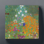 Gustav Klimt - Bloemtuin Fotoplaat<br><div class="desc">Bloemtuin - Gustav Klimt in 1905-1907</div>
