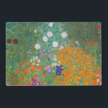 Gustav Klimt - Bloemtuin Gelamineerde Placemat<br><div class="desc">Bloemtuin - Gustav Klimt in 1905-1907</div>