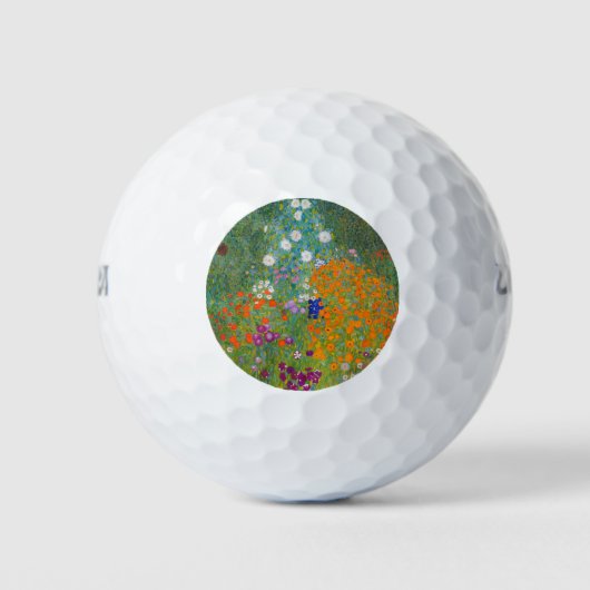 Gustav Klimt - Bloemtuin Golfballen (Voorkant)