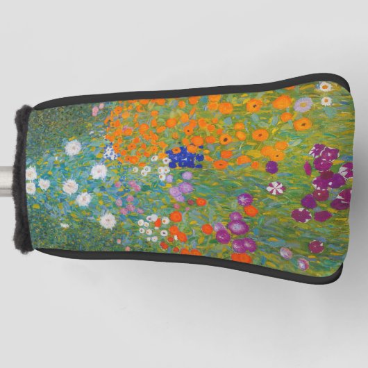 Gustav Klimt - Bloemtuin Golfheadcover (Voorkant)
