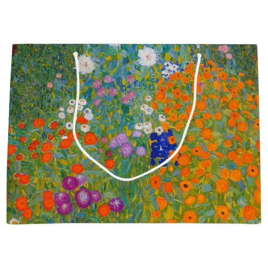 Gustav Klimt - Bloemtuin Groot Cadeauzakje (Voorkant)