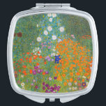 Gustav Klimt - Bloemtuin Handtas Spiegeltje<br><div class="desc">Bloemtuin - Gustav Klimt in 1905-1907</div>