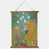 Gustav Klimt - Bloemtuin Hangend Wandkleed (Voorkant)