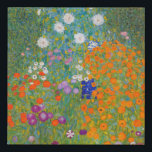 Gustav Klimt - Bloemtuin Imitatie Canvas Print<br><div class="desc">Bloemtuin - Gustav Klimt in 1905-1907</div>