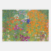 Gustav Klimt - Bloemtuin Inpakpapier Vel (Voorkant 3)