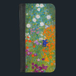 Gustav Klimt - Bloemtuin iPhone 8/7 Portemonnee Hoesje<br><div class="desc">Bloemtuin - Gustav Klimt in 1905-1907</div>