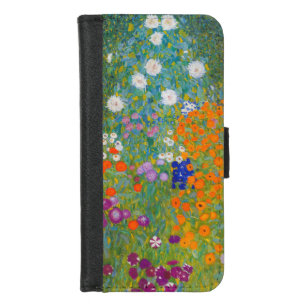 Gustav Klimt - Bloemtuin iPhone 8/7 Portemonnee Hoesje
