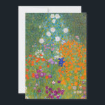 Gustav Klimt - Bloemtuin Kaart<br><div class="desc">Bloemtuin - Gustav Klimt in 1905-1907</div>