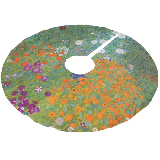 Gustav Klimt - Bloemtuin Kerstboom Rok (Gekanteld)