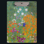 Gustav Klimt - Bloemtuin Klembord<br><div class="desc">Bloemtuin - Gustav Klimt in 1905-1907</div>